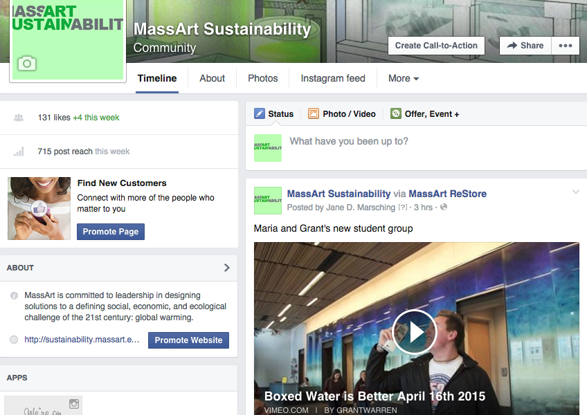 Massart Sustainability on Facebook Massart Sustainability on Facebook