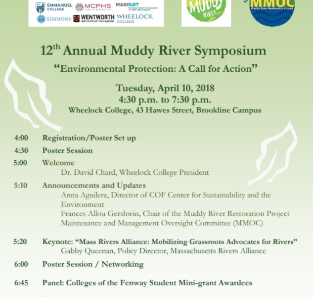 Muddy River Symposium Muddy River Symposium