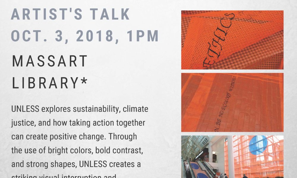 UNLESS, artists talk by Stephanie Cardon at MassArt library UNLESS, artists talk by Stephanie Cardon at MassArt library